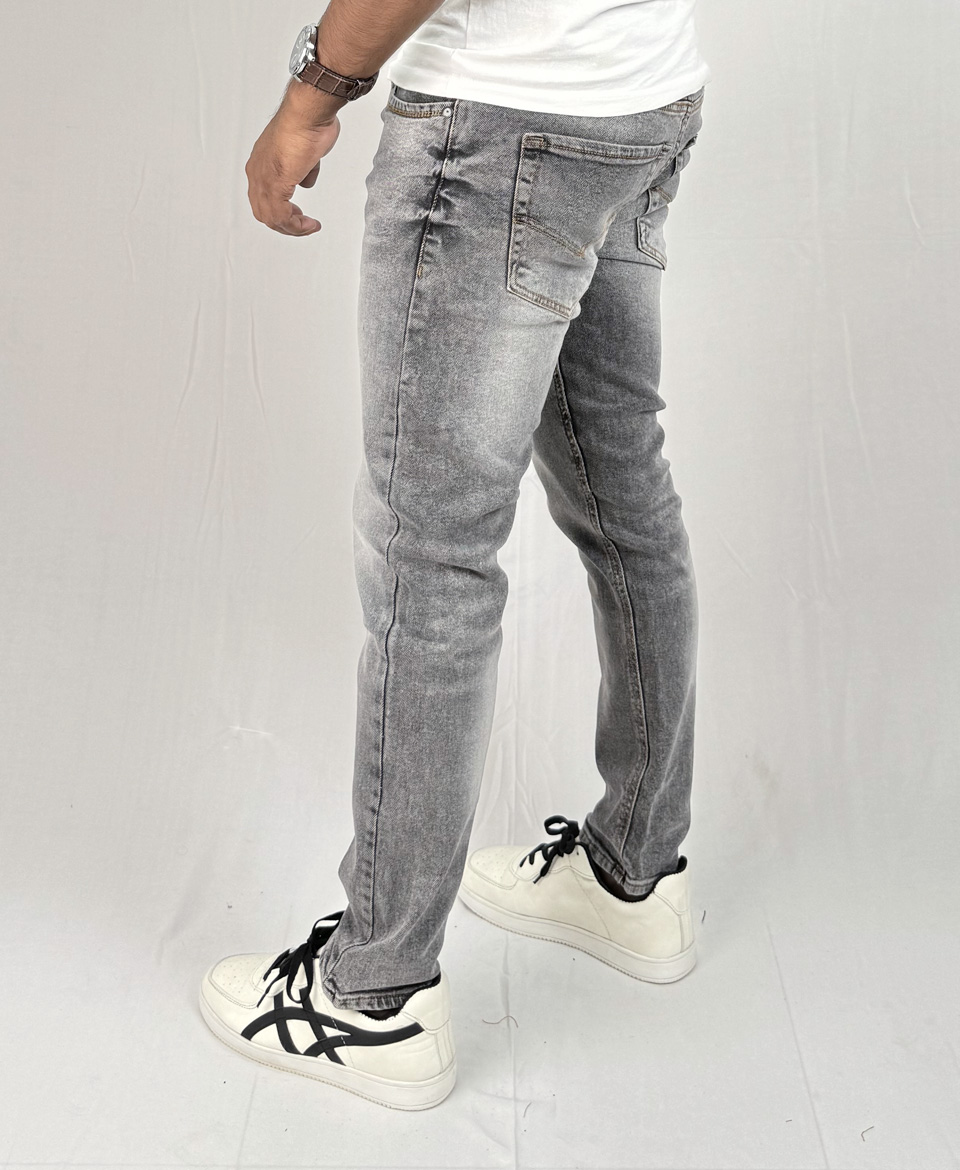 Slim Fit Grey Jeans - Image 2